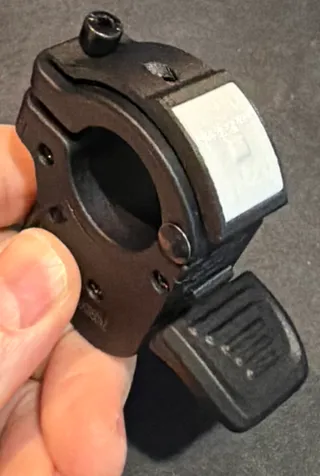 Throttle-mounted button